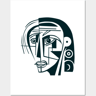 Cubist Woman Posters and Art